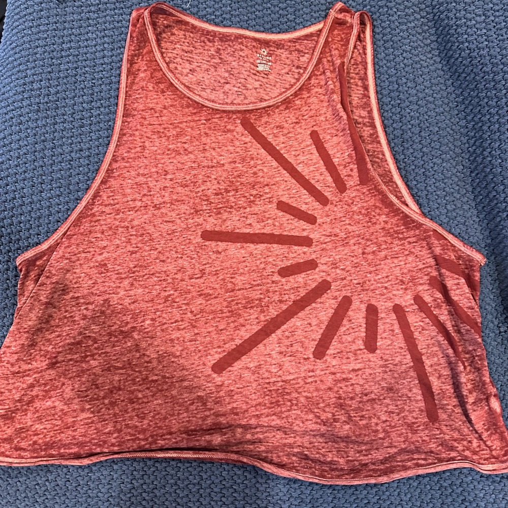 Work out tank . Worn once. Lightweight